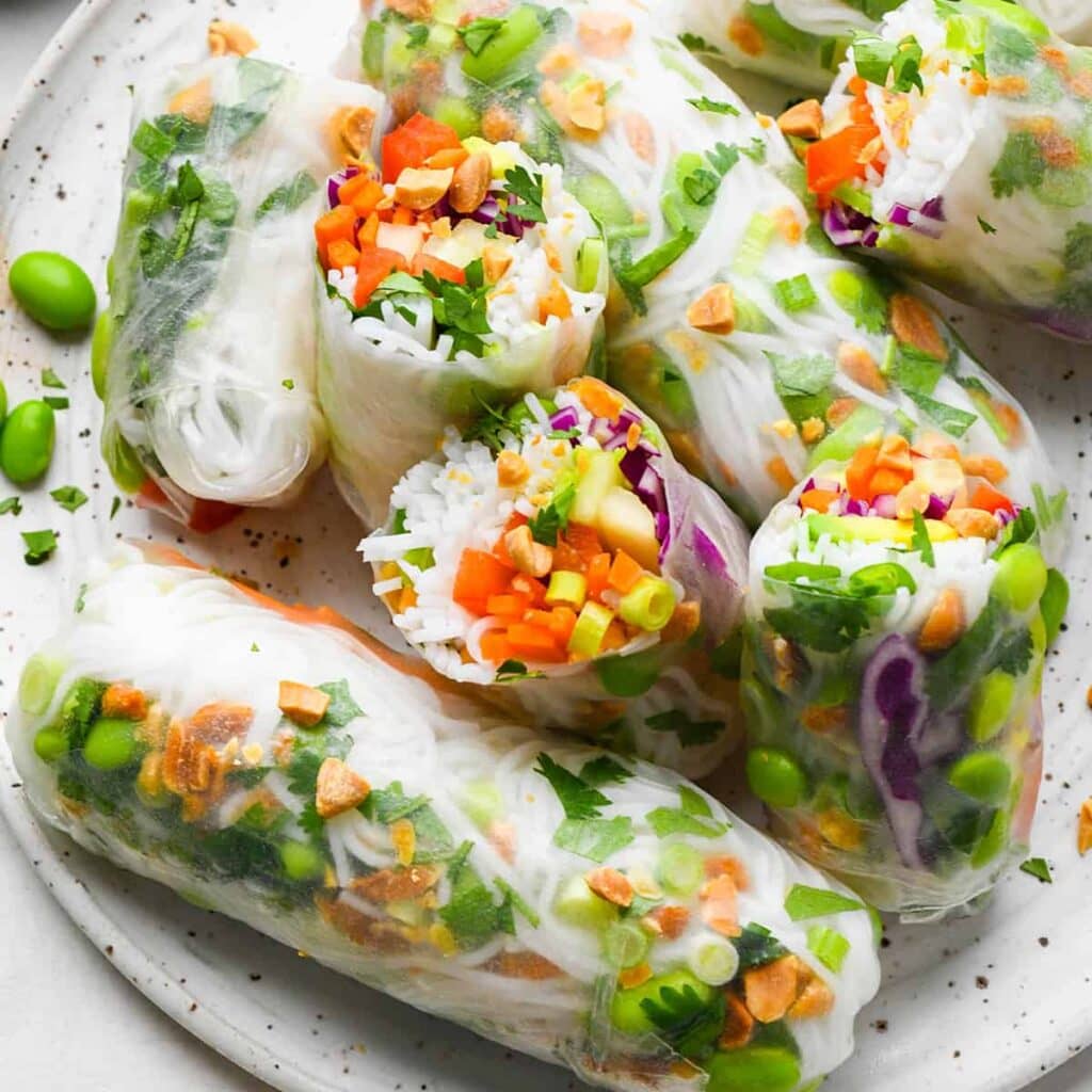 Spring rolls: These light and airy rolls are filled with vegetables and meat, and they're perfect for dipping in a sweet and sour sauce.