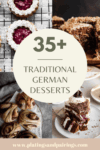 Collage of German dessert recipes with text overlay.