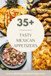 Collage of Mexican appetizers with text overlay.