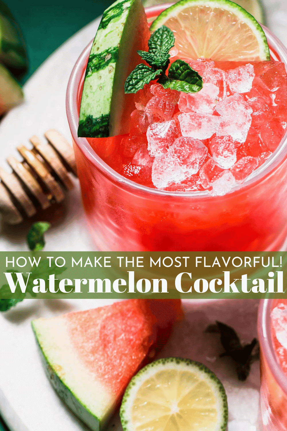Vodka Watermelon Drink (3Ingredient Recipe) Platings + Pairings
