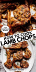 HOW TO COOK LAMB CHOPS PINTEREST IMAGE.