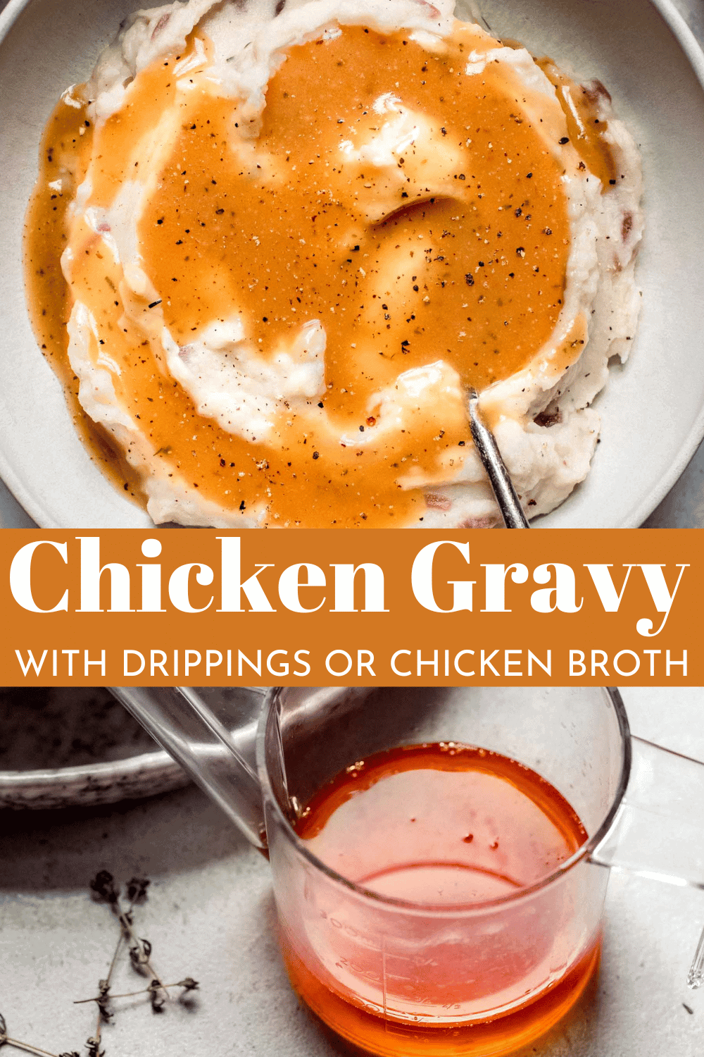 Easy Chicken Gravy (With OR Without Drippings) Platings + Pairings