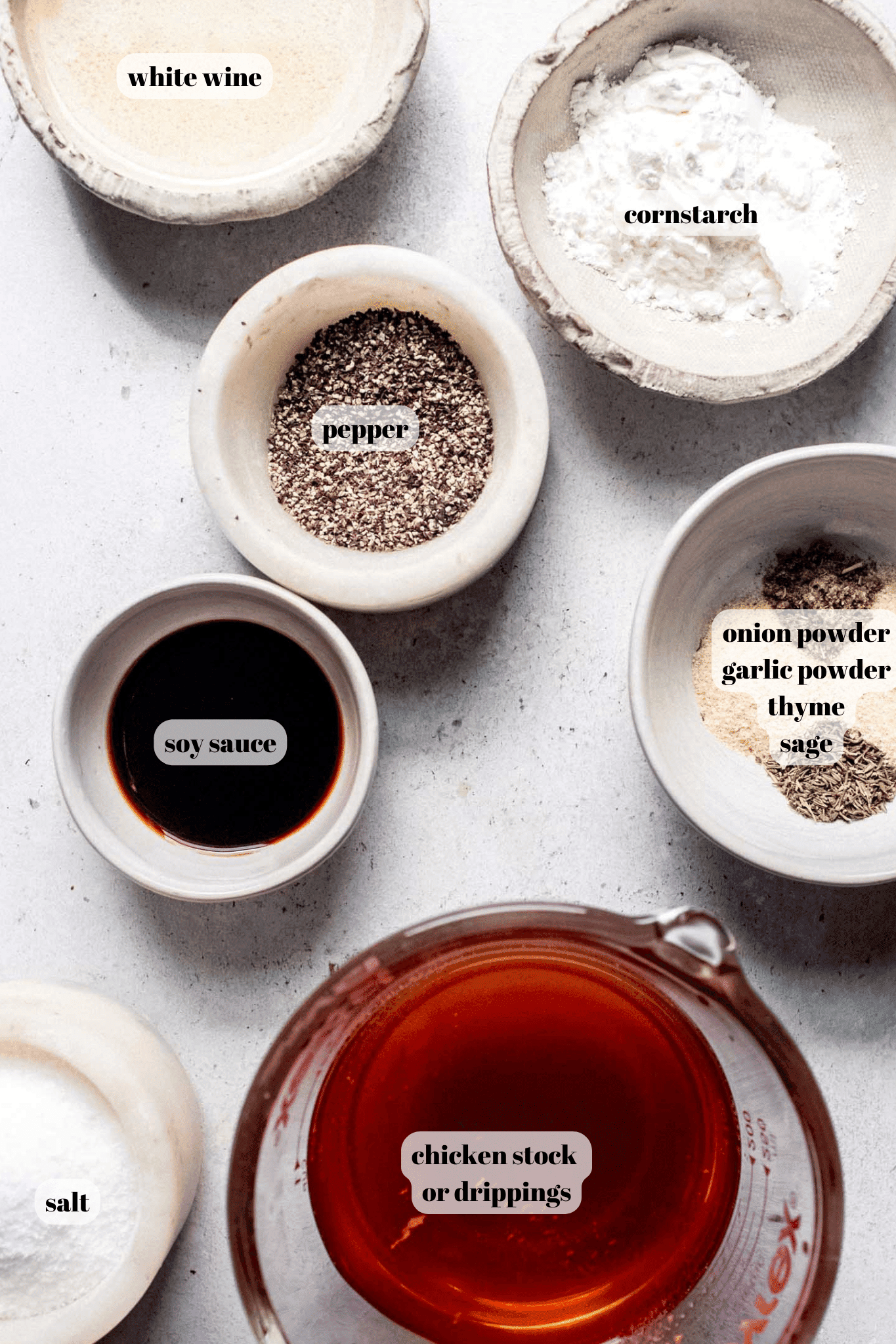 Easy Chicken Gravy (With OR Without Drippings) Platings + Pairings