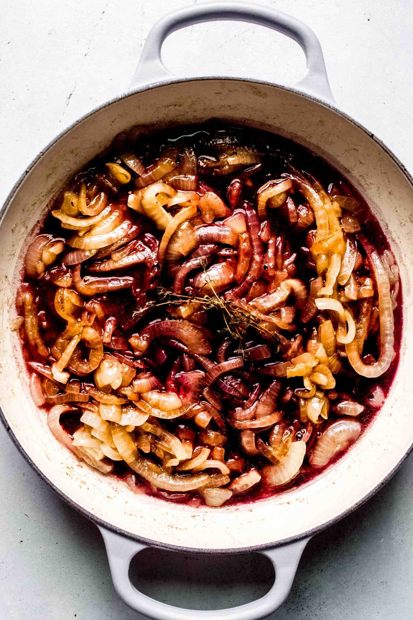 Red Wine Onion Gravy (Easy Recipe!) Platings + Pairings