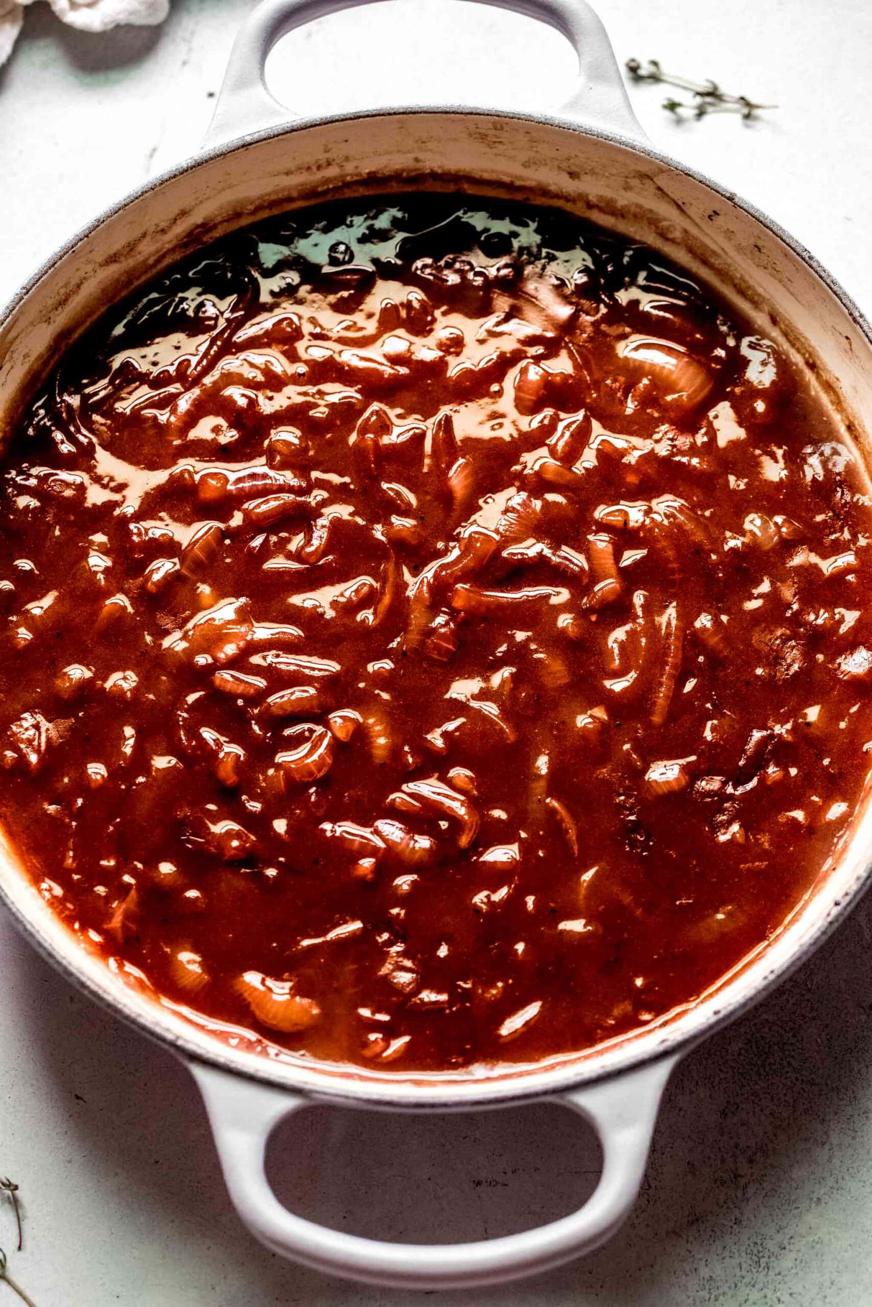 The BEST Onion Gravy with Red Wine (Easy Recipe) Platings + Pairings