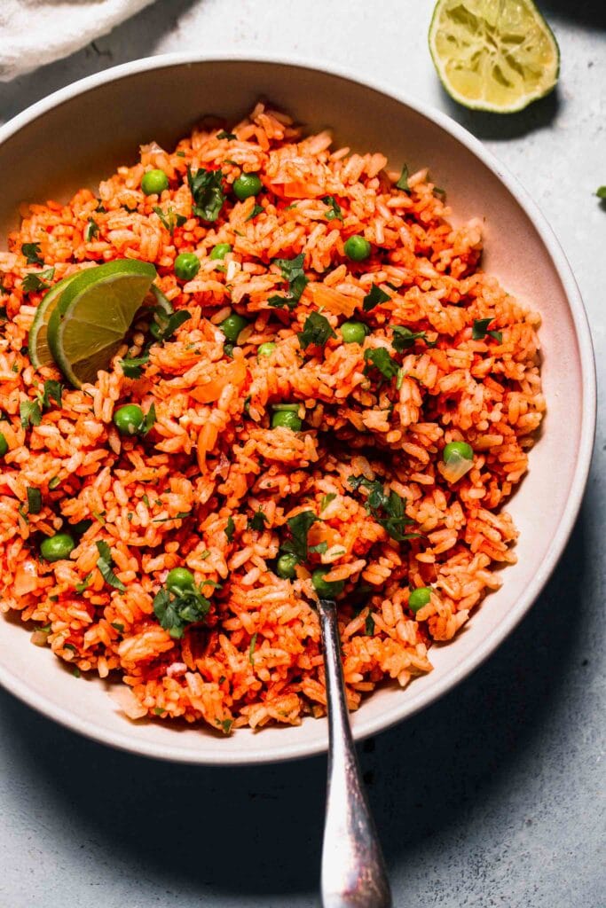 Rice Cooker Mexican Rice Platings + Pairings