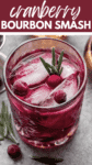 Cranberry Bourbon Cocktail pin.