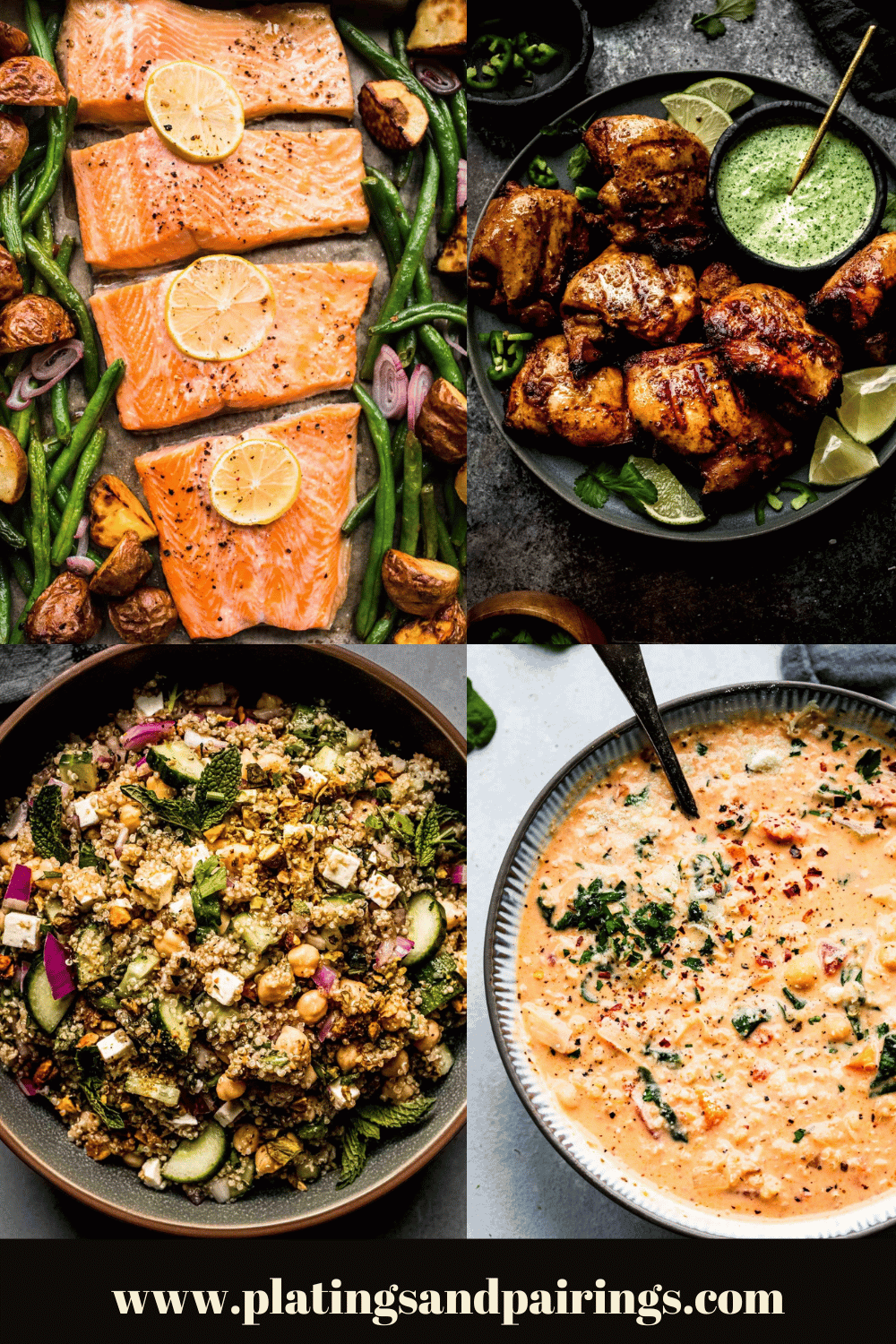 50+ High Protein Recipes - Platings + Pairings