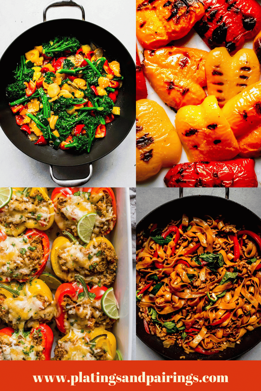 27+ Bell Pepper Recipes (Red, Green & Yellow) - Platings + Pairings