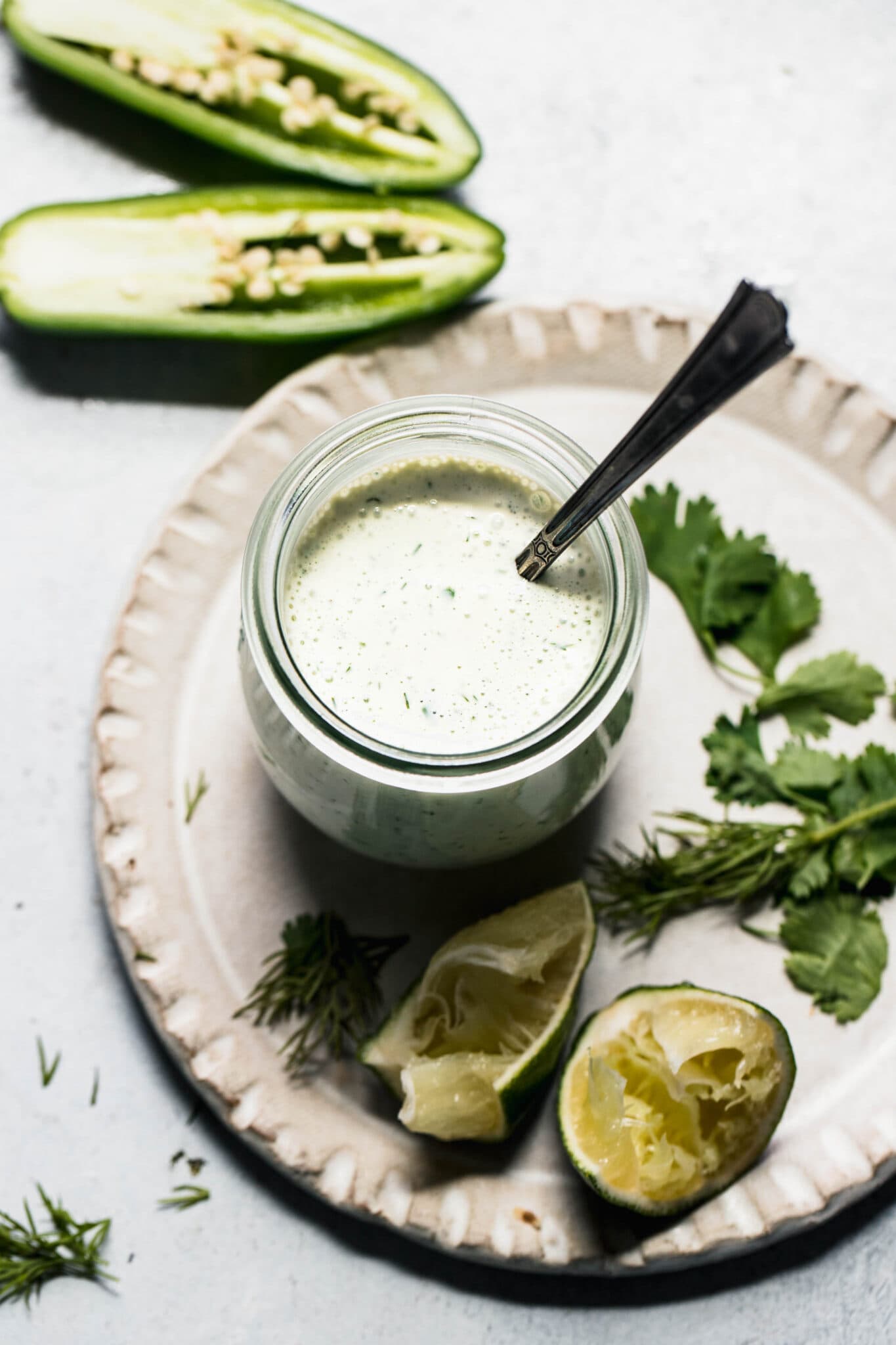 Jalapeño Ranch Dressing or Dip (Easy + Delicious) Platings + Pairings
