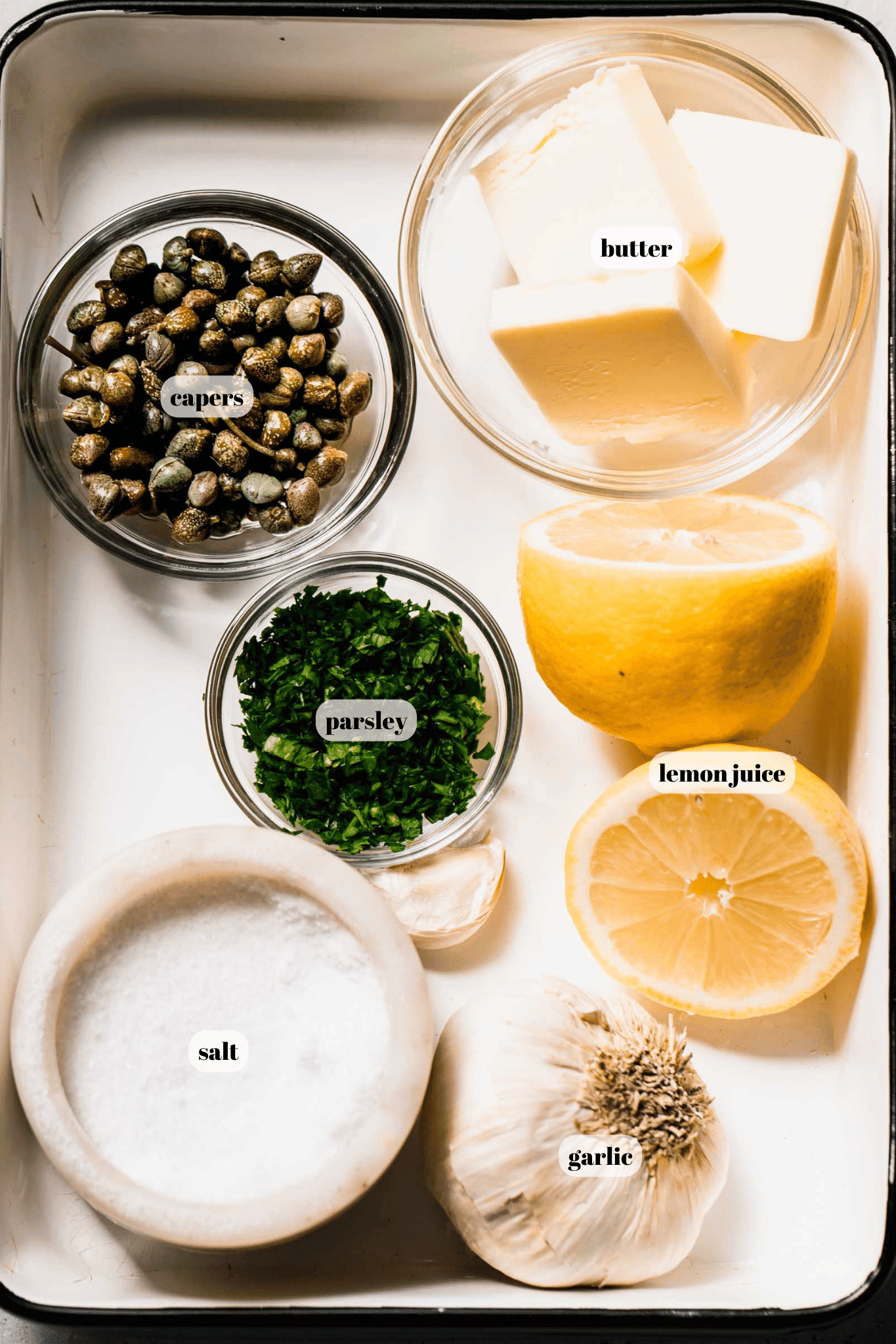 Lemon Caper Sauce (for Salmon, Chicken & More!!) Platings + Pairings