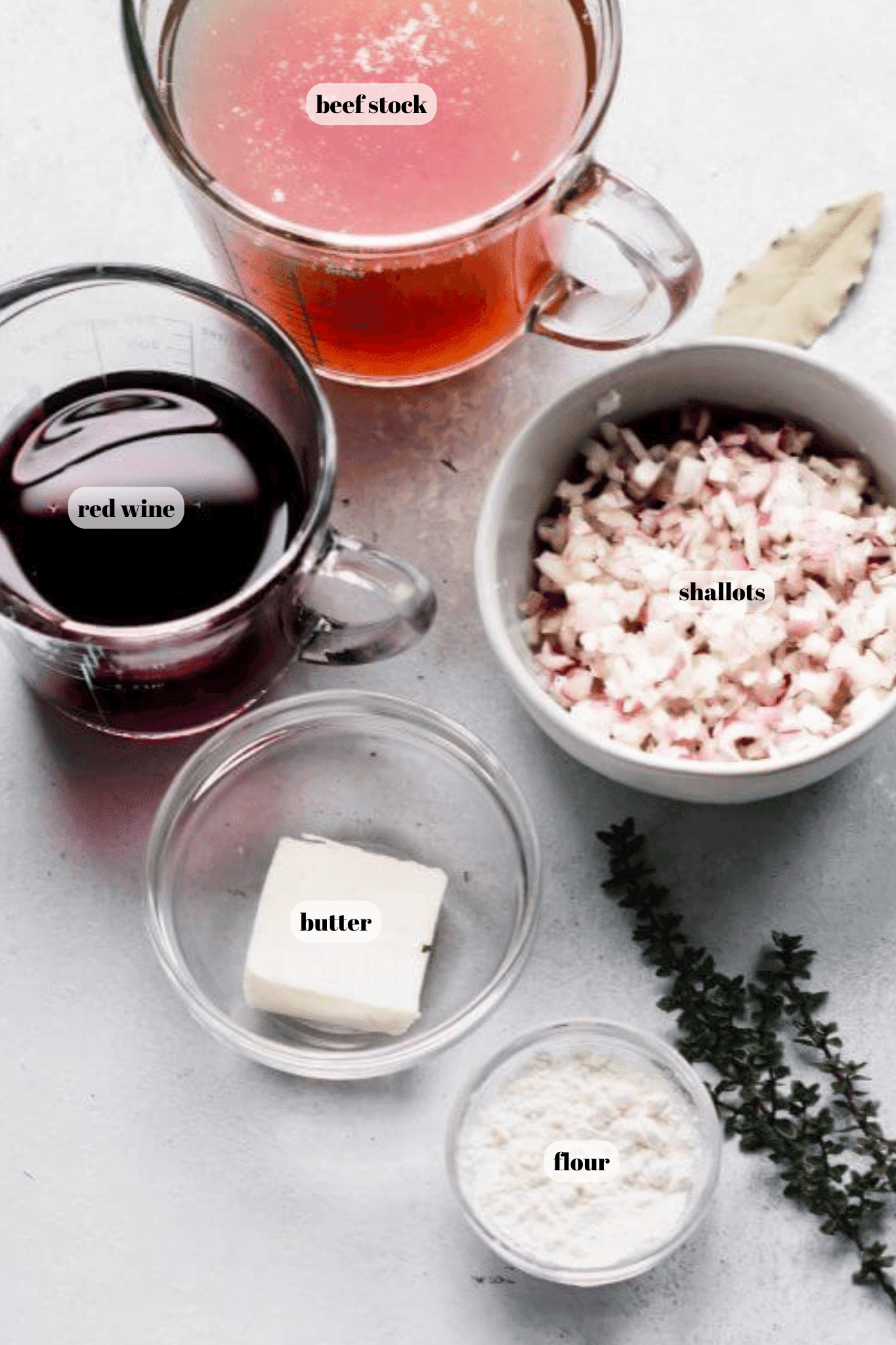 Simple Red Wine Sauce for Steak Platings + Pairings