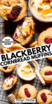 BLACKBERRY CORNBREAD MUFFINS PINTEREST IMAGE.