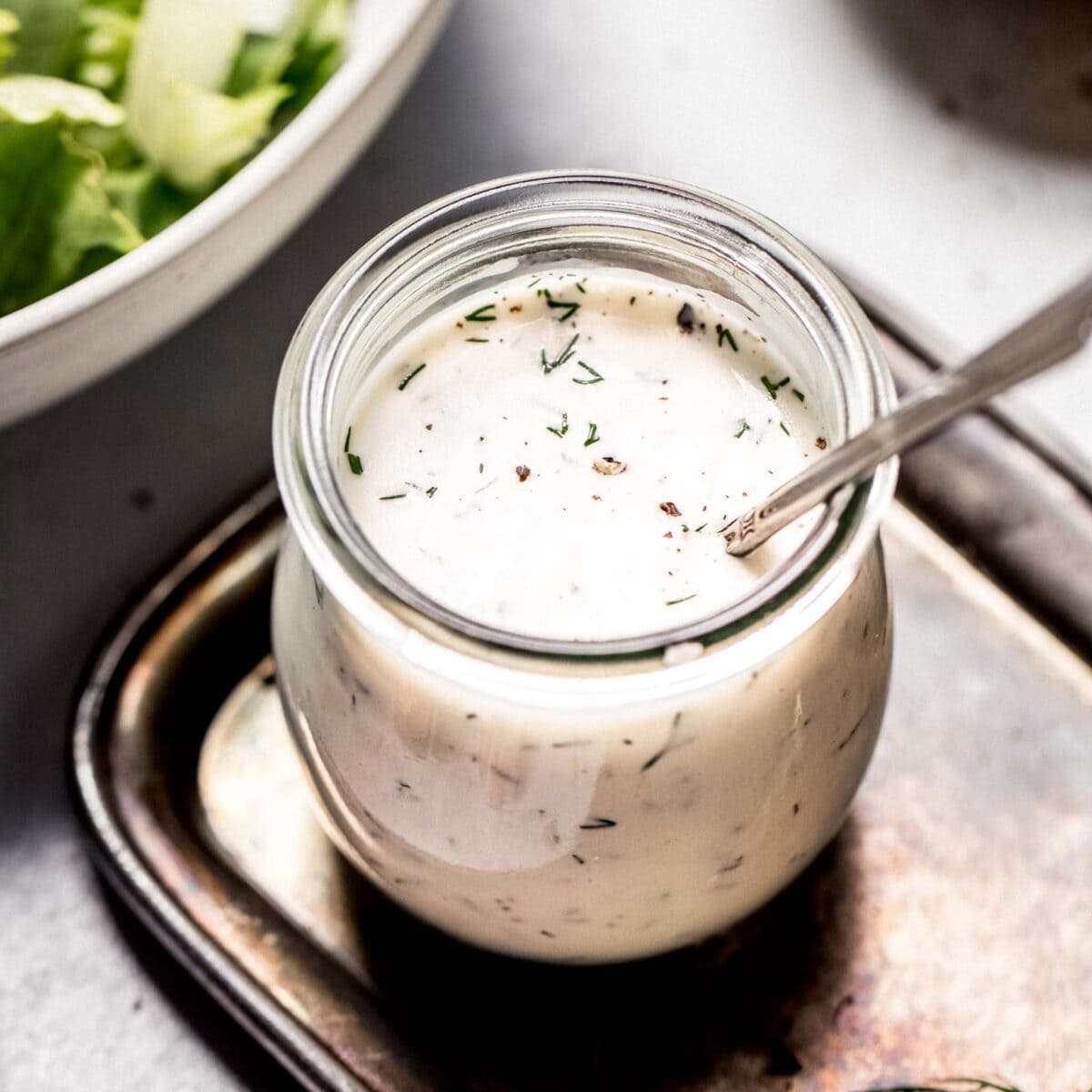 Easy & Creamy Greek Yogurt Salad Dressing Recipe Platings + Pairings