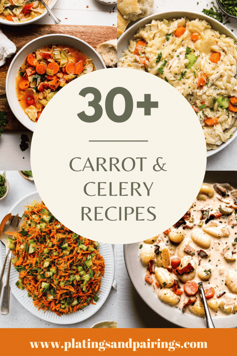 30+ Carrot & Celery Recipes (The Ultimate Duo!) Platings + Pairings