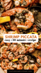 Lemon Caper Shrimp Piccata