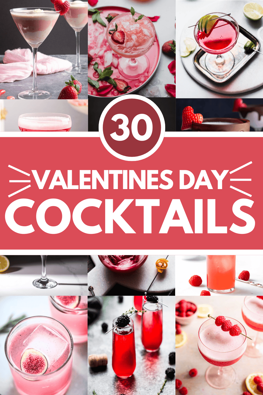 30+ Easy Valentine’s Day Cocktails to Mix Up at Home