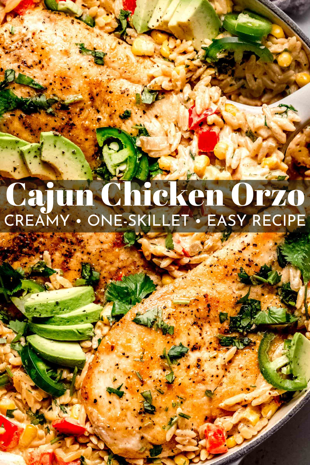 Creamy Cajun Chicken Orzo (One-Skillet Recipe) - Platings + Pairings