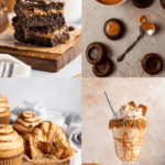 Collage of dulce de leche desserts.