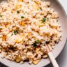 Easy Garlic Butter Rice Recipe (Flavor Packed!!) - Platings + Pairings