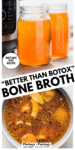 Instant pot bone broth pinterest image.