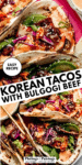 Bulgogi Beef Tacos