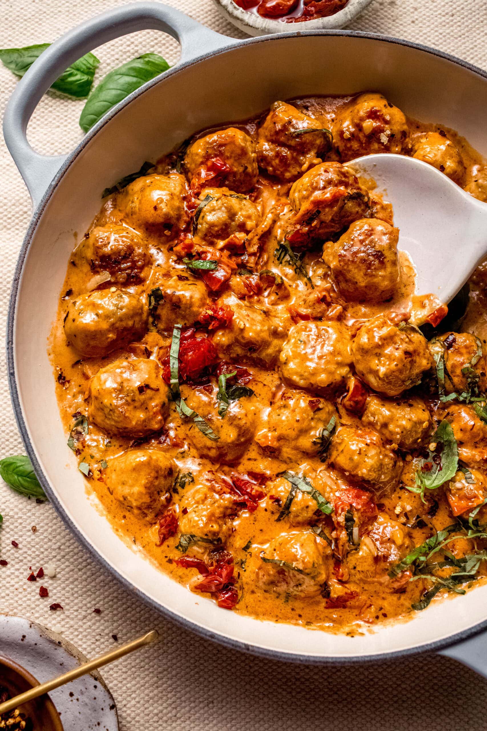 Marry Me Chicken Meatballs 