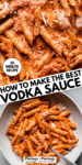 Homemade Vodka Sauce