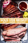 SOUS VIDE BRISKET RECIPE PINTEREST IMAGE.
