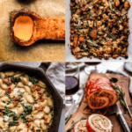 Collage of sides for butternut squash.