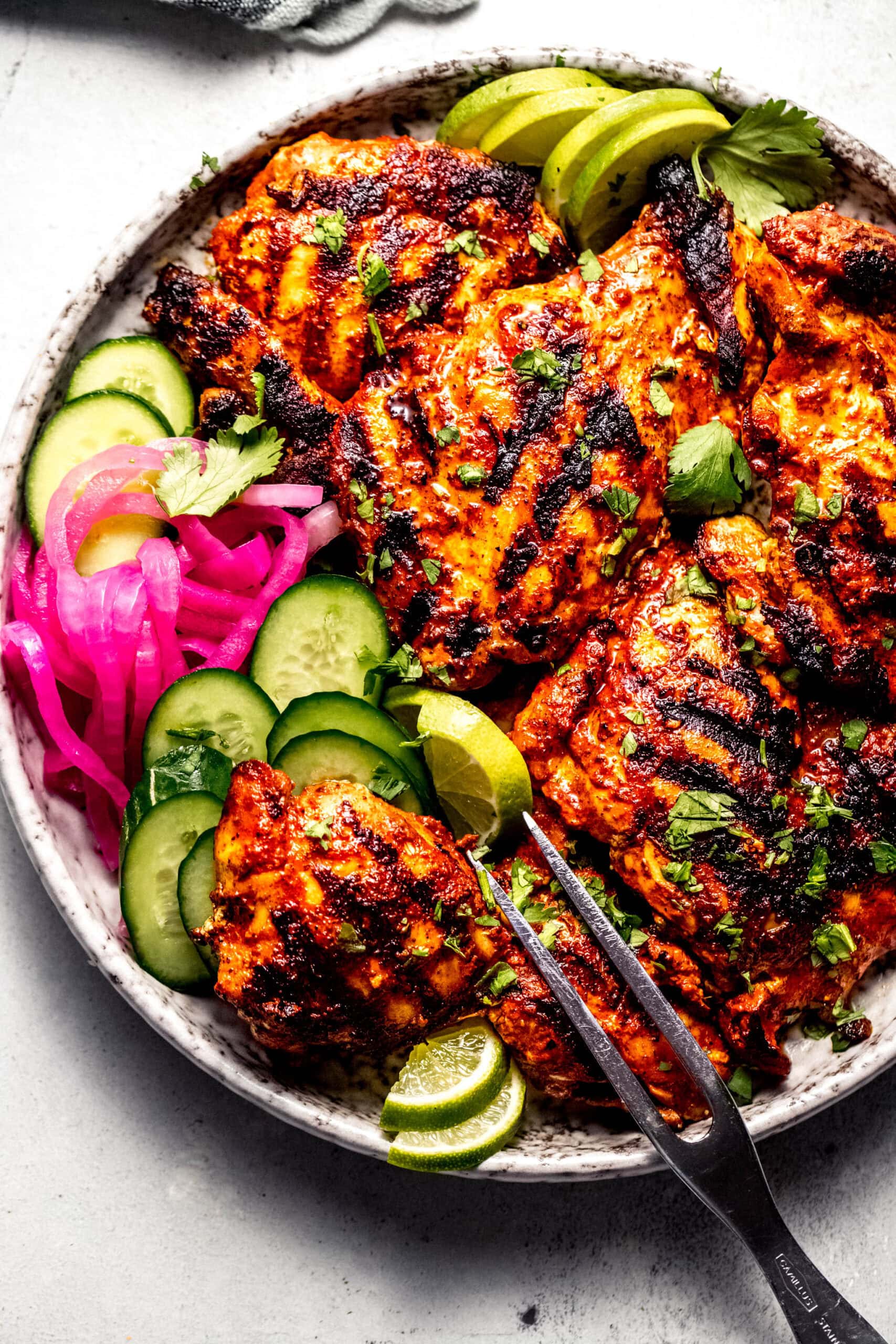 Grilled Achiote Chicken Thighs