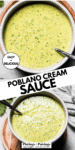 Easy Poblano Cream Sauce Recipe