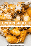 Baked pumpkin gnocchi pinterest image.