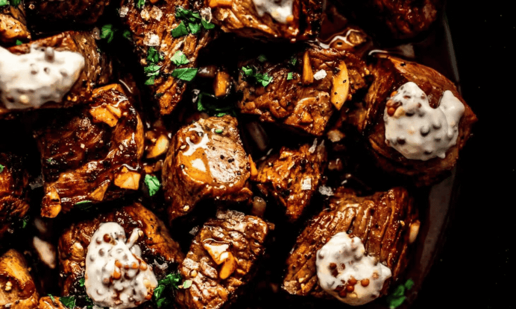 Crispy Edges, Juicy Centers — The Best Garlic Butter Steak Bites Ever