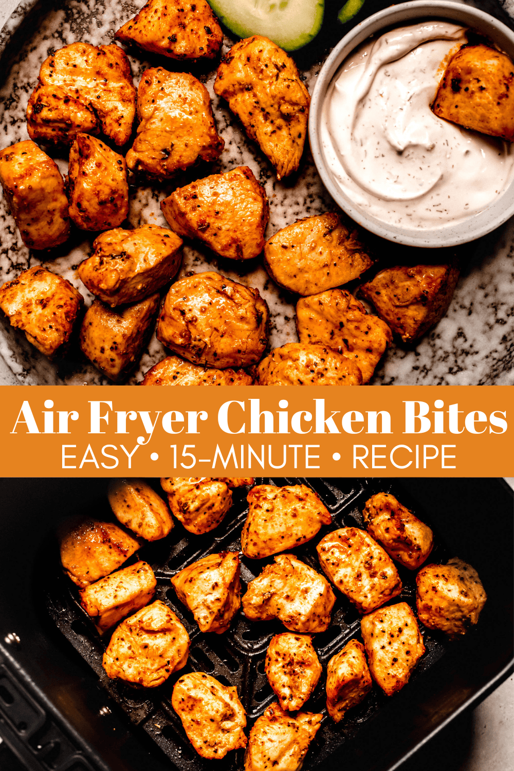Air Fryer Chicken Bites - Platings + Pairings