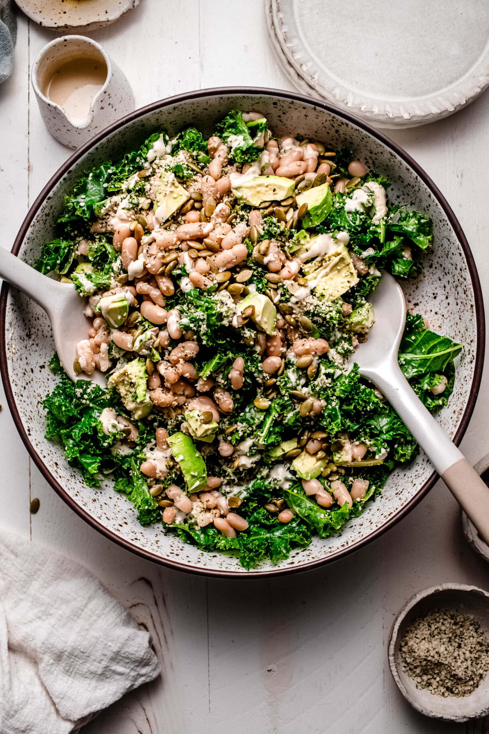 Kale White Bean Salad (Erewhon Copycat) 