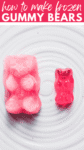 Frozen Gummy Bears in Sprite