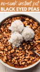 Instant Pot Southern Black Eyed Peas