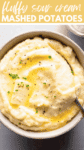 Creamy Sour Cream Mashed Potatoes pin.