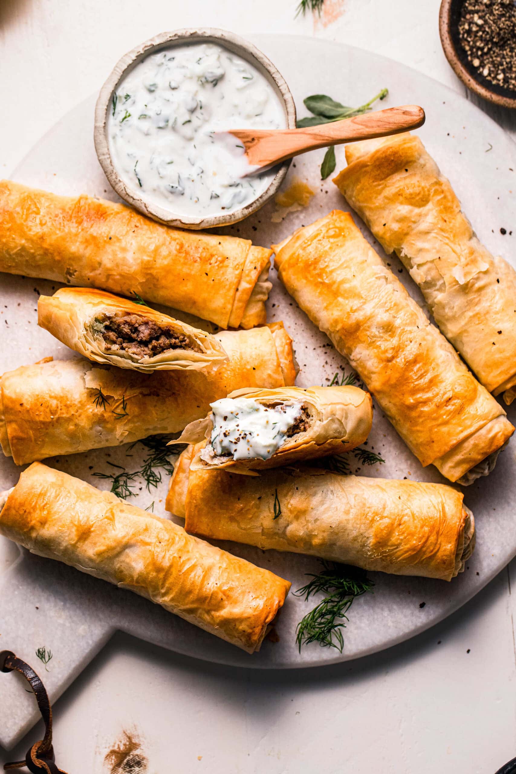 American Lamb Sausage Rolls