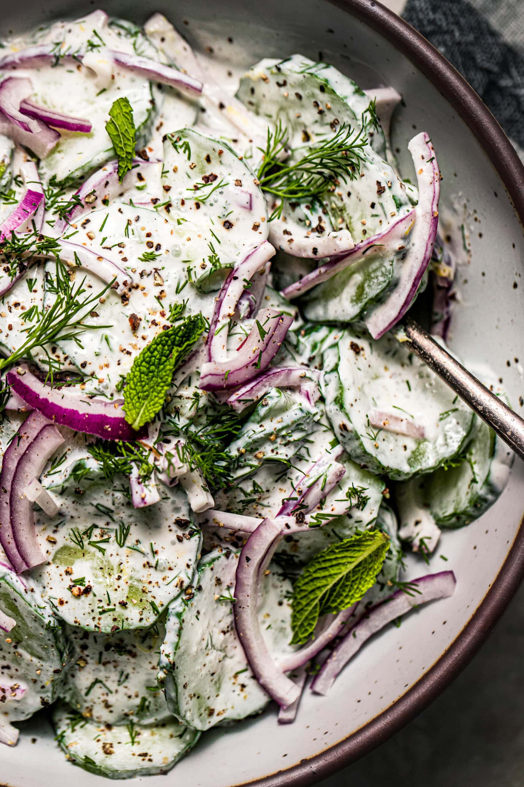 Creamy Cucumber Salad