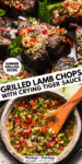 Thai Lamb Chops pinterest image.