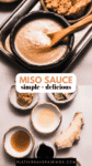 Miso sauce pinterest image.