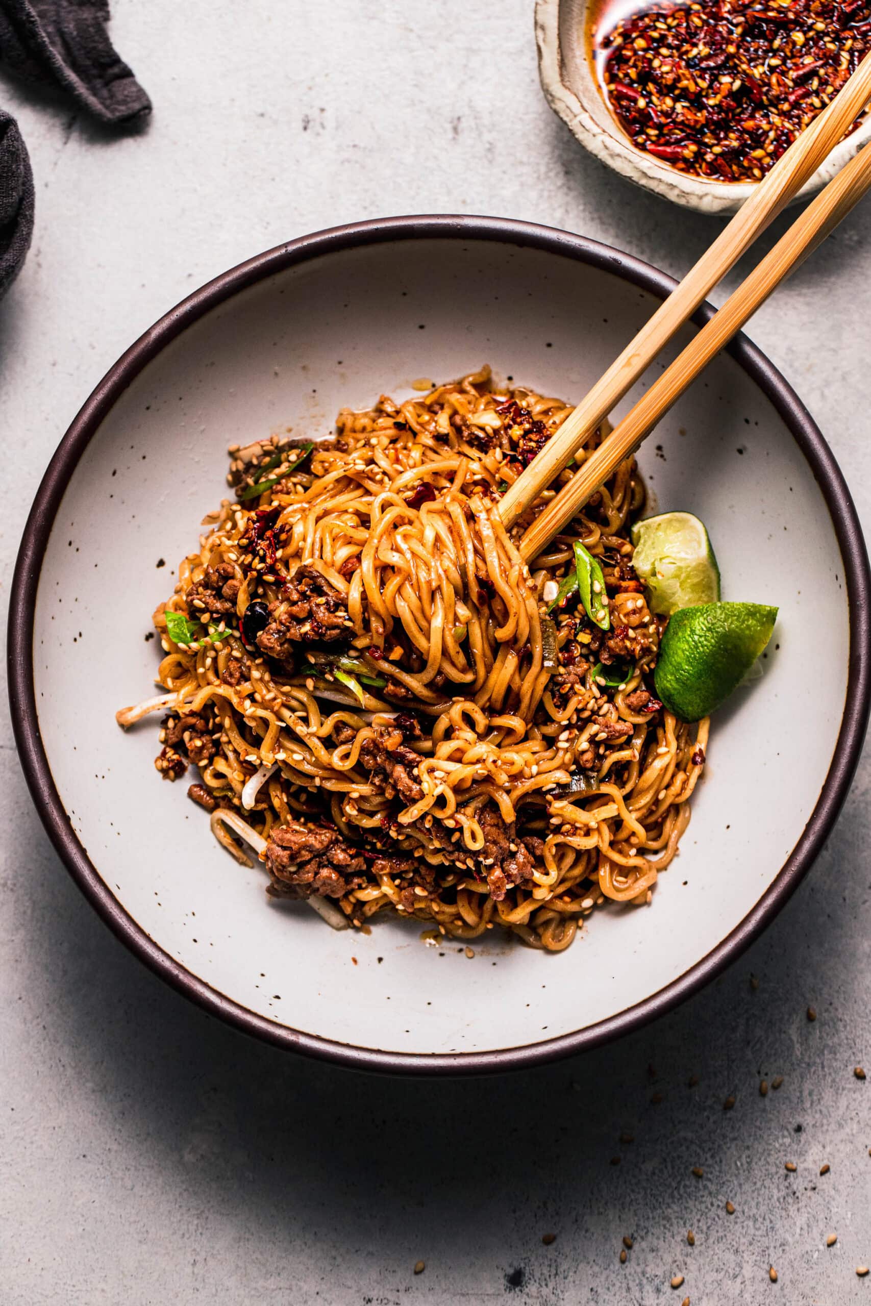 Ground Beef Ramen Noodles 