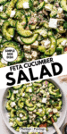 Easy Feta Cucumber Salad with Dill