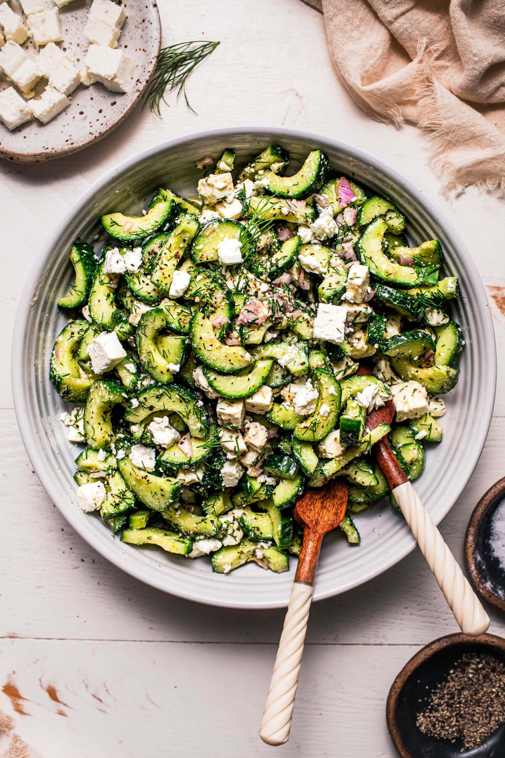 Feta Cucumber Salad