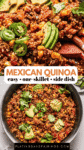 Mexican quinoa pinterest image.