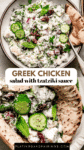 CREAMY TZATZIKI CHICKEN SALAD PIN.