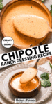 Chipotle ranch pinterest image.