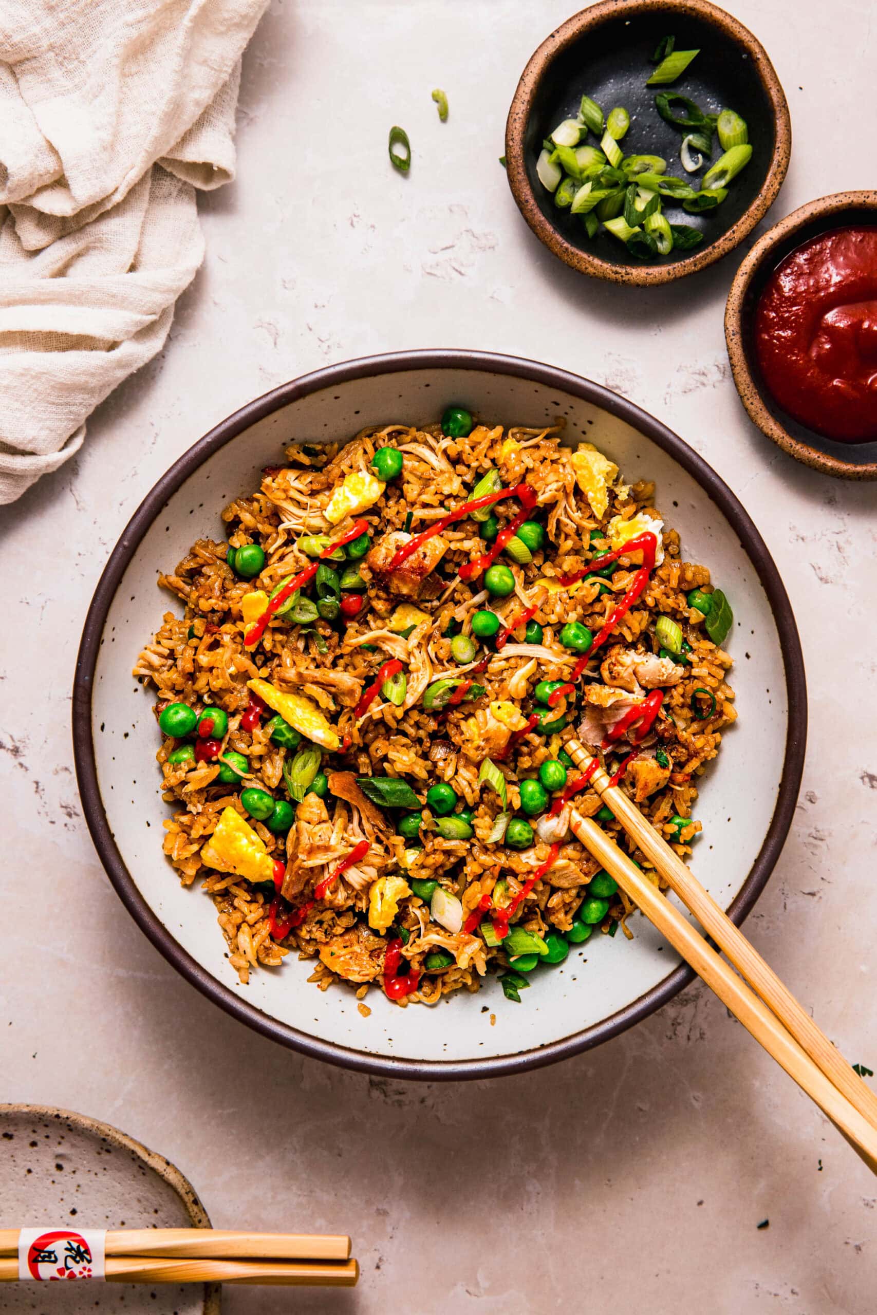 Rotisserie Chicken Fried Rice